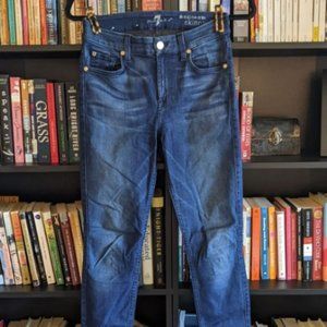 7 For All Mankind Jeans  - the mid rise ankle skinny